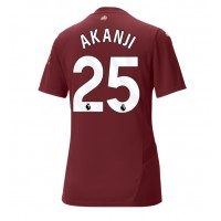 Maglie da calcio Manchester City Manuel Akanji #25 Terza Maglia Femminile 2024-25 Manica Corta